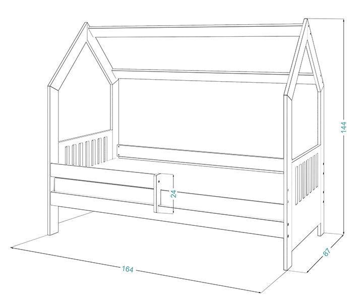Domek D3E 160x80