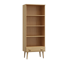 Biblioteczki drewniane sosnowe