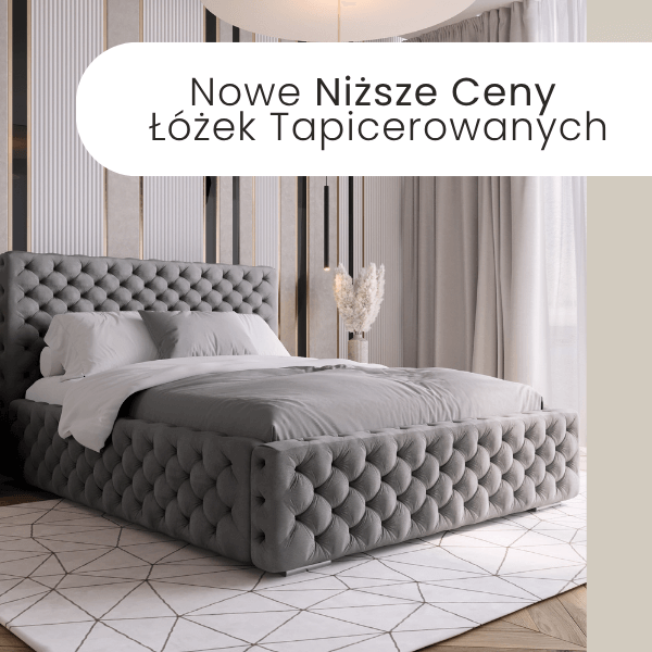 Łóżka tapicerowane